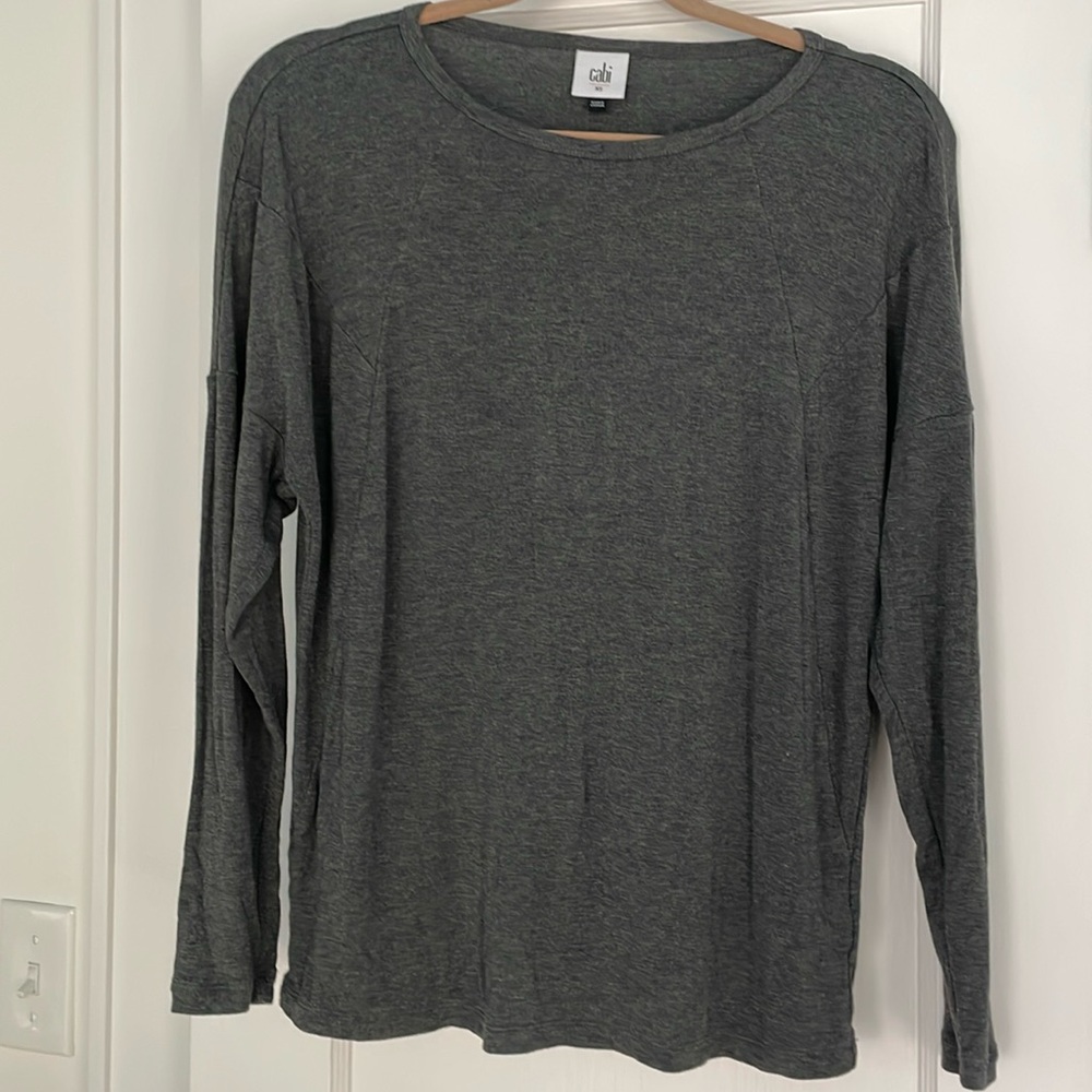Cabi cut up top charcoal xs